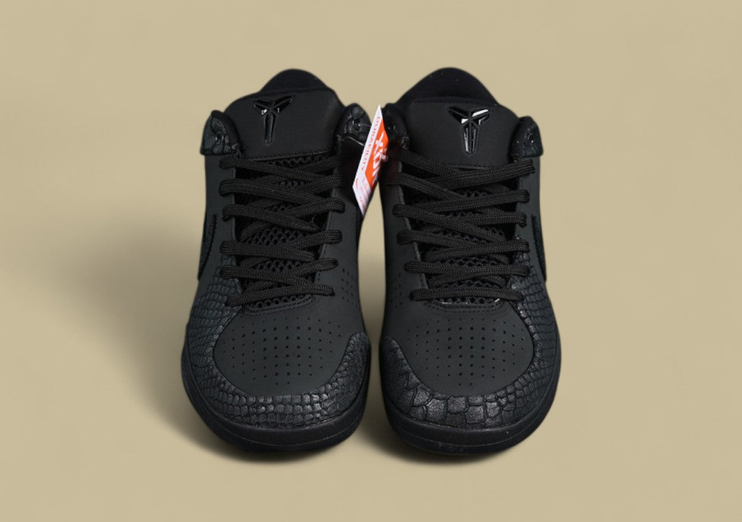 Nike Kobe "Gift of Mamba" Black University Gold Sleek Triple Black Tribute Basketball Shoe