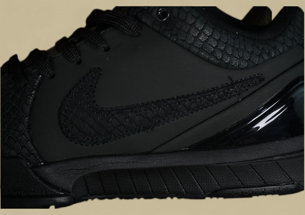 Nike Kobe "Gift of Mamba" Black University Gold Sleek Triple Black Tribute Basketball Shoe