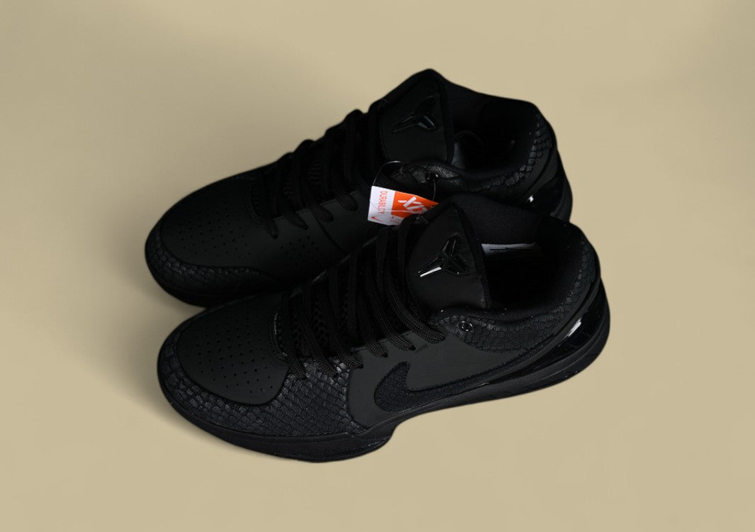 Nike Kobe "Gift of Mamba" Black University Gold Sleek Triple Black Tribute Basketball Shoe