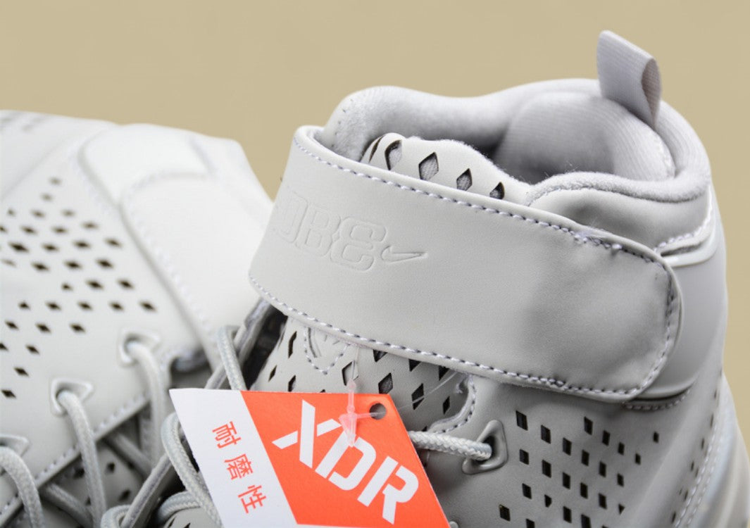 Nike Kobe "Light Bone" Minimalist Monochrome Mid-Top Basketball Shoe