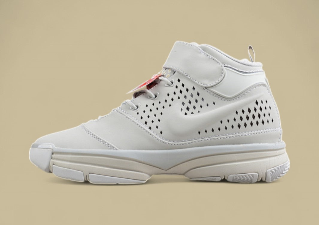 Nike Kobe "Light Bone" Minimalist Monochrome Mid-Top Basketball Shoe