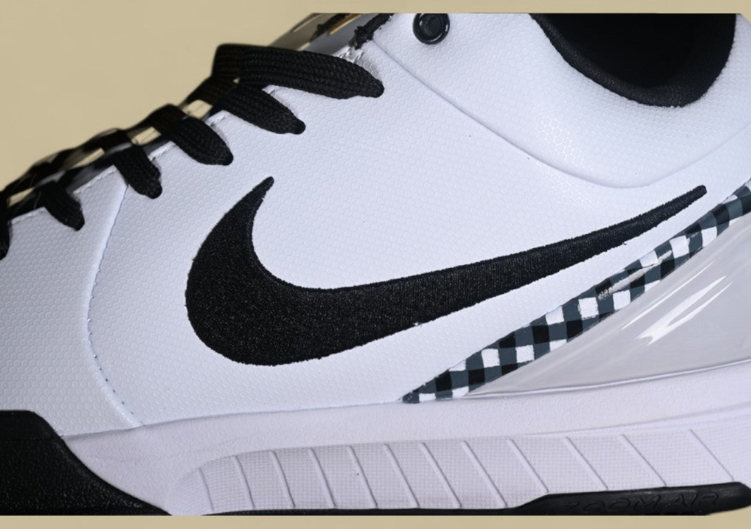 Nike Kobe  "Mambacita" White Black Metallic Gold Tribute Low-Top Basketball Shoe