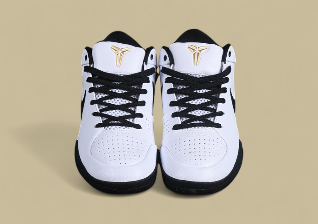 Nike Kobe  "Mambacita" White Black Metallic Gold Tribute Low-Top Basketball Shoe