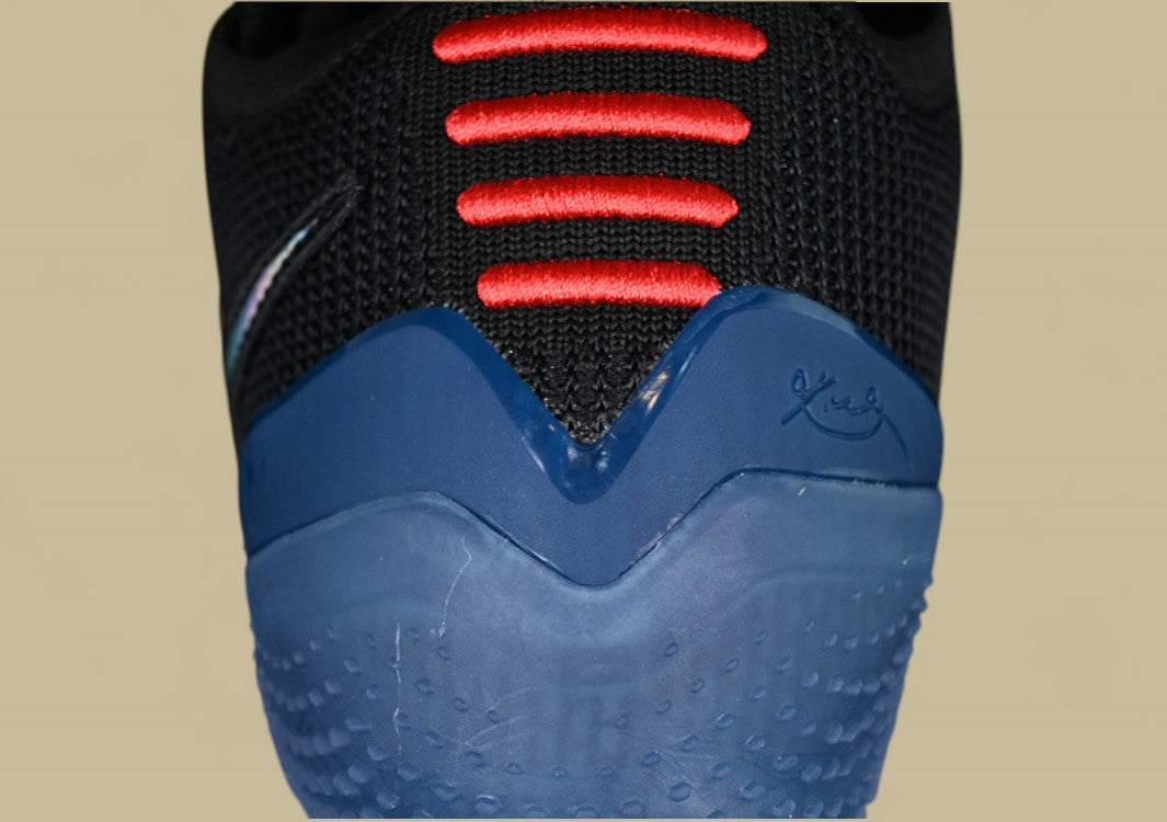 Nike Kobe Nxt 360 Mamba Day Black Coral-stardust Holographic Swoosh With Icy Blue Sole