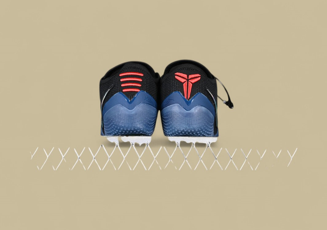 Nike Kobe Nxt 360 Mamba Day Black Coral-stardust Holographic Swoosh With Icy Blue Sole