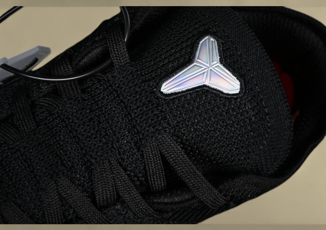 Nike Kobe Nxt 360 Mamba Day Black Coral-stardust Holographic Swoosh With Icy Blue Sole