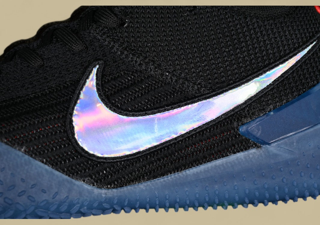 Nike Kobe Nxt 360 Mamba Day Black Coral-stardust Holographic Swoosh With Icy Blue Sole