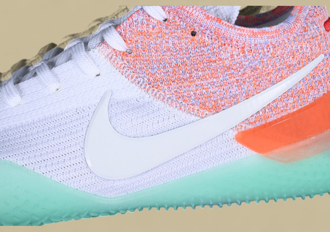 Nike Kobe Nxt 360 Pink Green White Orange Gradient Sole With Bright Flyknit Low-top Design