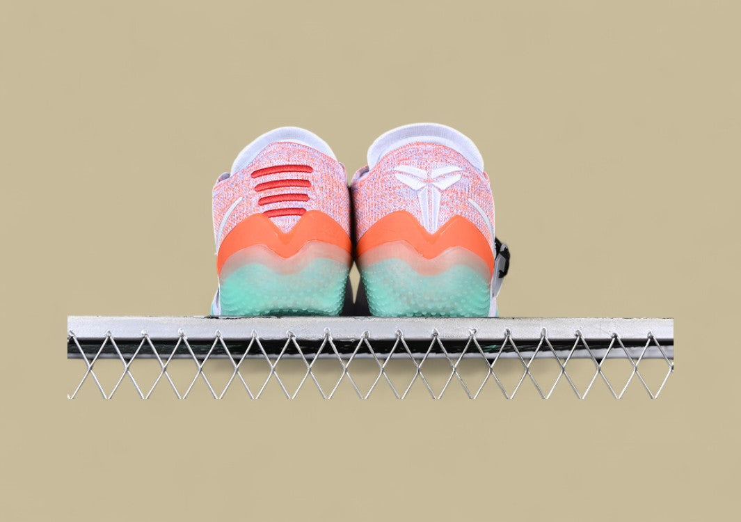 Nike Kobe Nxt 360 Pink Green White Orange Gradient Sole With Bright Flyknit Low-top Design