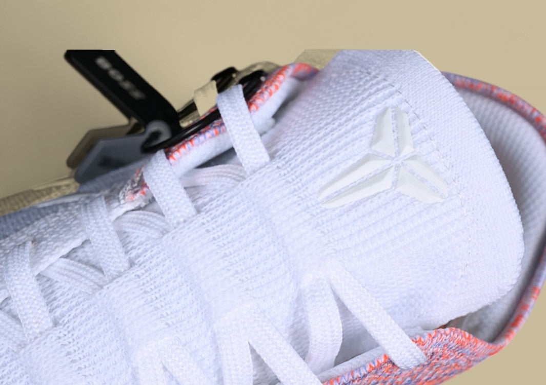 Nike Kobe Nxt 360 Pink Green White Orange Gradient Sole With Bright Flyknit Low-top Design