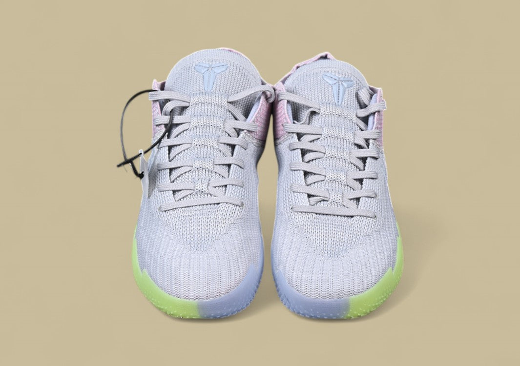 Nike Kobe Nxt 360 Pink Red Grey Green Flyknit Upper With Glow Sole and Futuristic Build