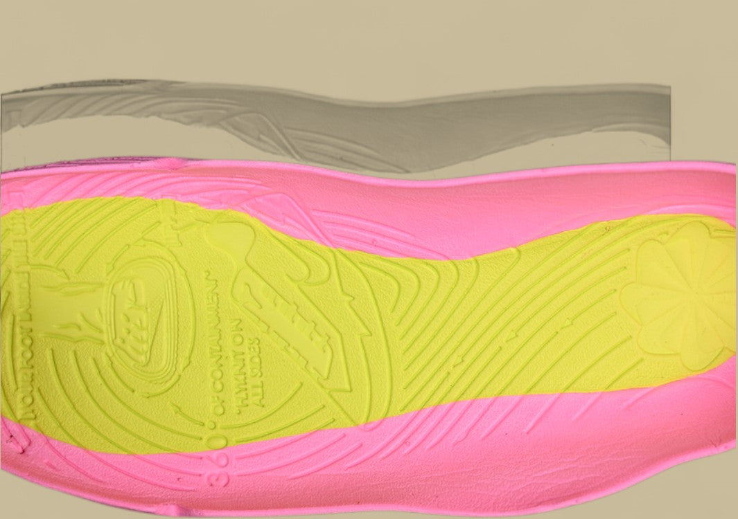 Nike Kobe Nxt 360 Pink Red Grey Green Flyknit Upper With Glow Sole and Futuristic Build