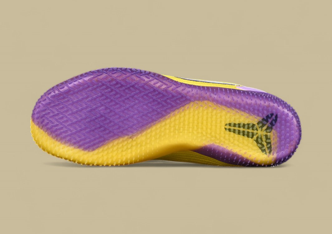 Nike Kobe Nxt 360 Purple Yellow White Red Bold Flyknit Build With Vibrant Gradient Sole