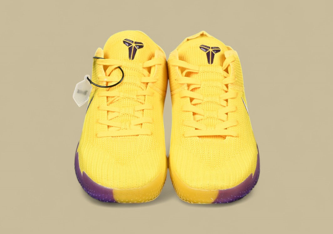 Nike Kobe Nxt 360 Purple Yellow White Red Bold Flyknit Build With Vibrant Gradient Sole