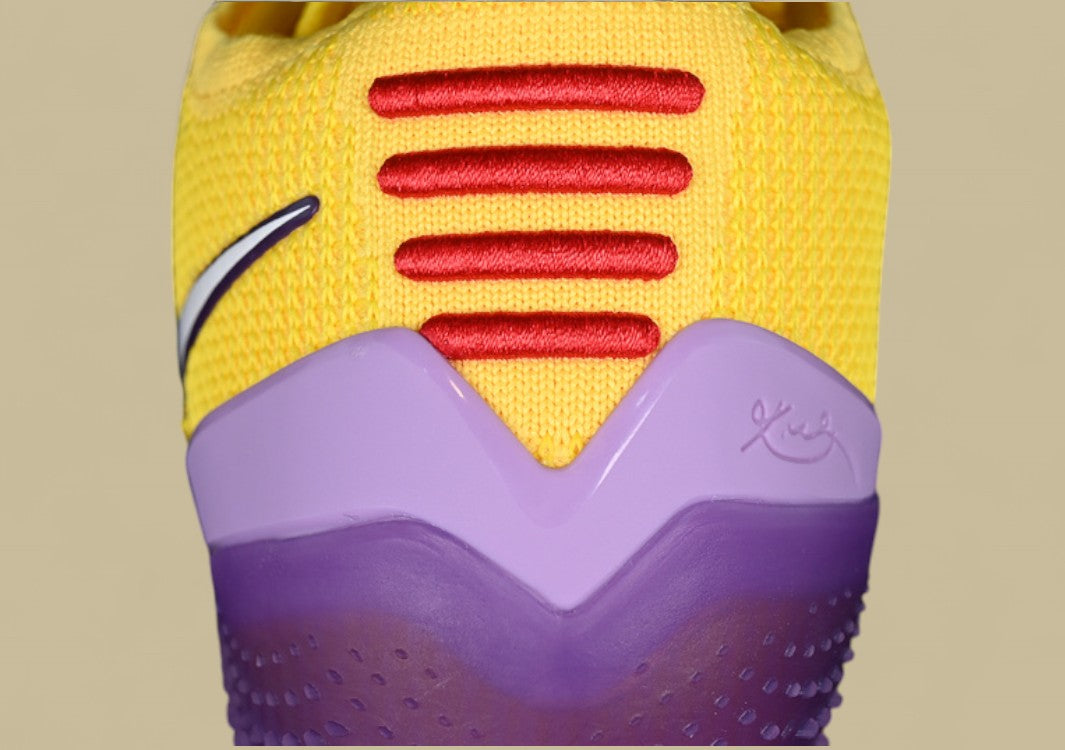 Nike Kobe Nxt 360 Purple Yellow White Red Bold Flyknit Build With Vibrant Gradient Sole