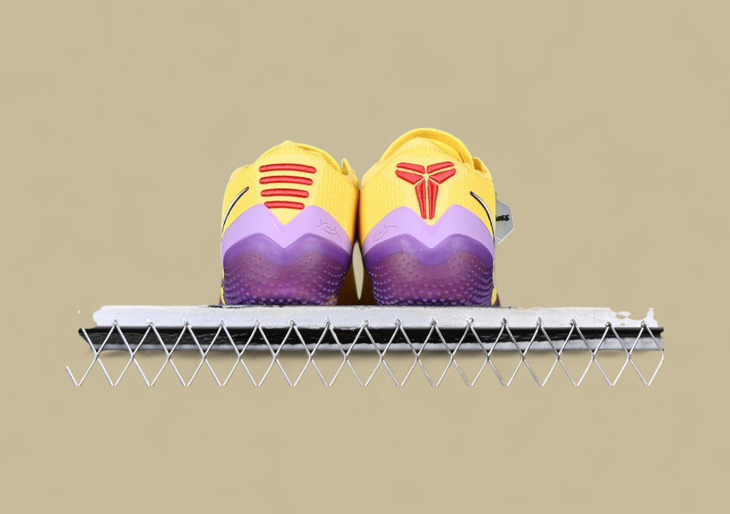 Nike Kobe Nxt 360 Purple Yellow White Red Bold Flyknit Build With Vibrant Gradient Sole