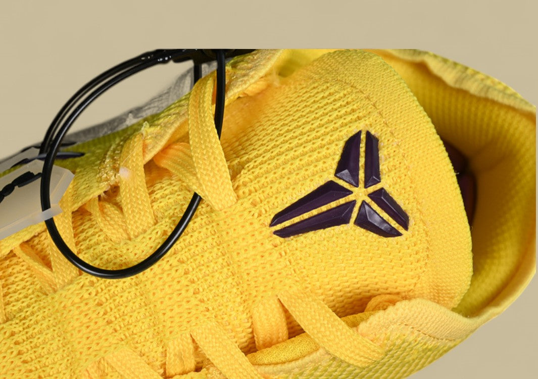 Nike Kobe Nxt 360 Purple Yellow White Red Bold Flyknit Build With Vibrant Gradient Sole