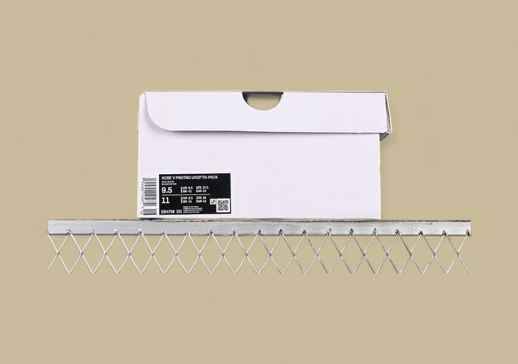 Nike Kobe Off-White "White Beige" Limited Edition Collaborative Low-Top Basketball Sneaker with Signature Deconstructed Style