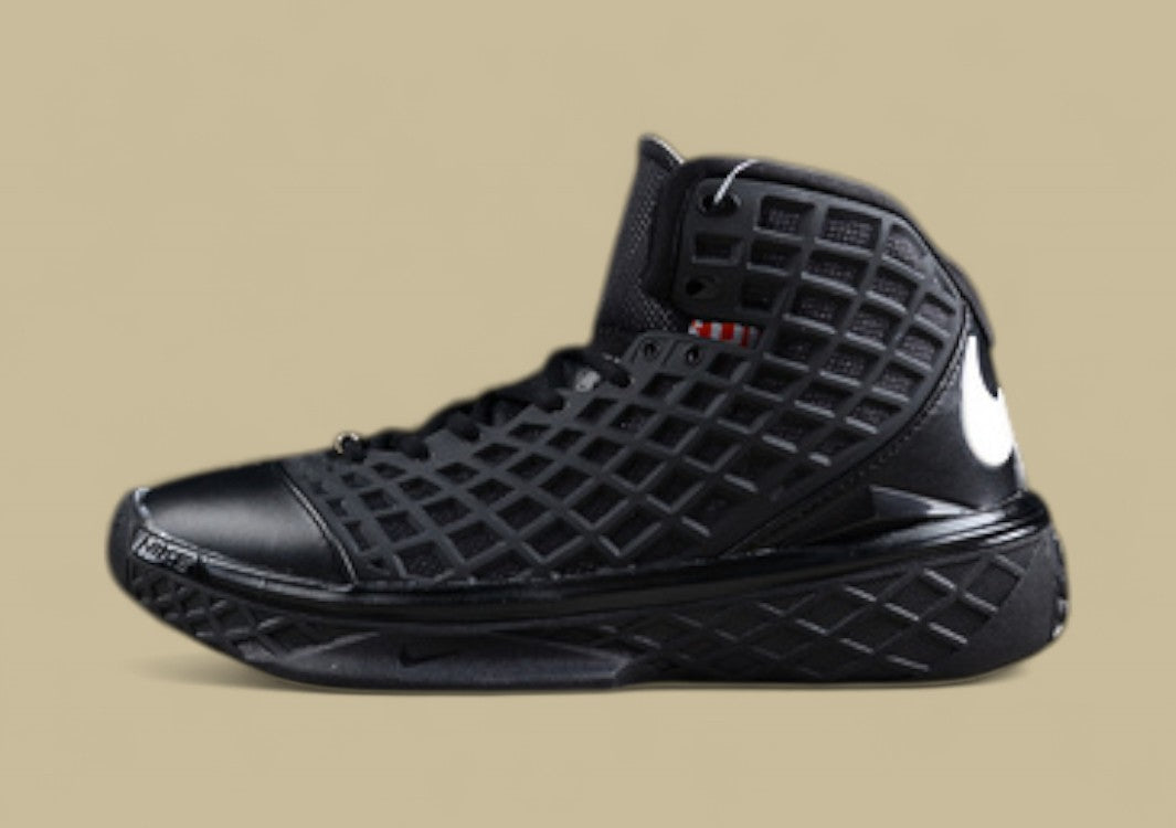 Nike Kobe Orca Black White Anthracite Varsity Maize All-black Cage Design With Bold Accents