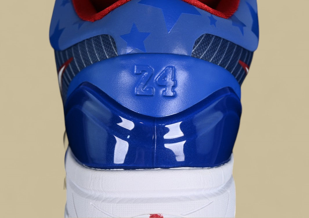 Nike Kobe "Philly" Varsity Royal White University Red Patriotic-Themed Low-Top Basketball Shoe