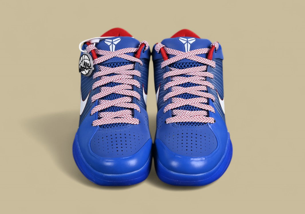 Nike Kobe "Philly" Varsity Royal White University Red Patriotic-Themed Low-Top Basketball Shoe