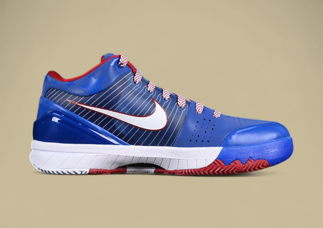 Nike Kobe "Philly" Varsity Royal White University Red Patriotic-Themed Low-Top Basketball Shoe