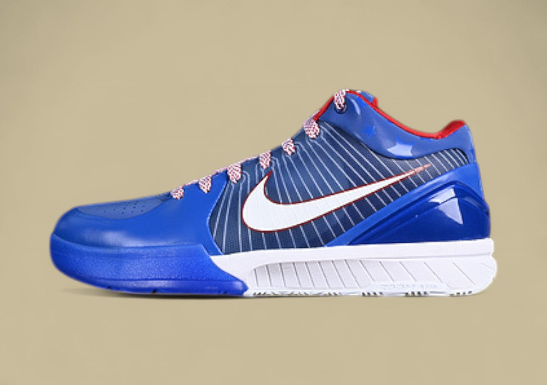 Nike Kobe "Philly" Varsity Royal White University Red Patriotic-Themed Low-Top Basketball Shoe