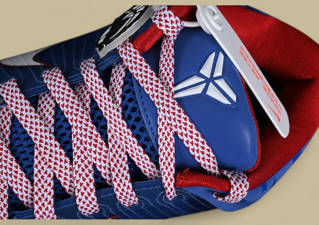 Nike Kobe "Philly" Varsity Royal White University Red Patriotic-Themed Low-Top Basketball Shoe