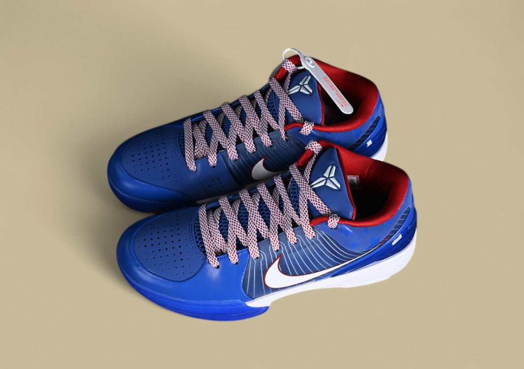 Nike Kobe "Philly" Varsity Royal White University Red Patriotic-Themed Low-Top Basketball Shoe