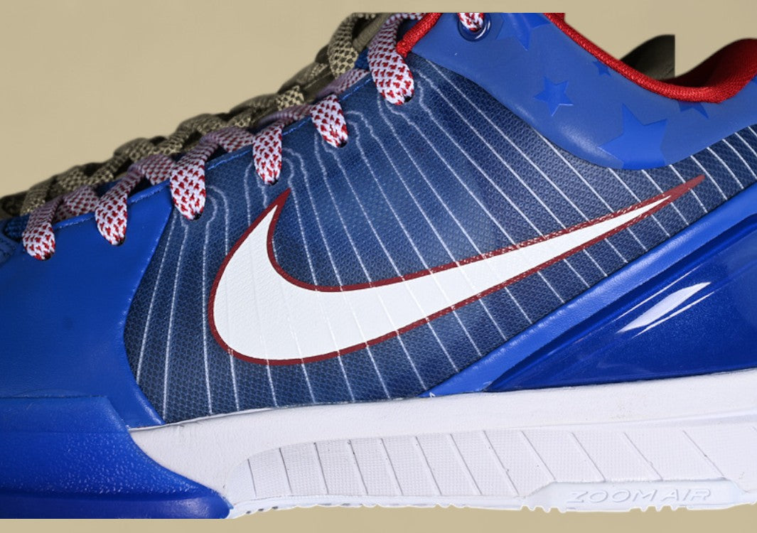 Nike Kobe "Philly" Varsity Royal White University Red Patriotic-Themed Low-Top Basketball Shoe