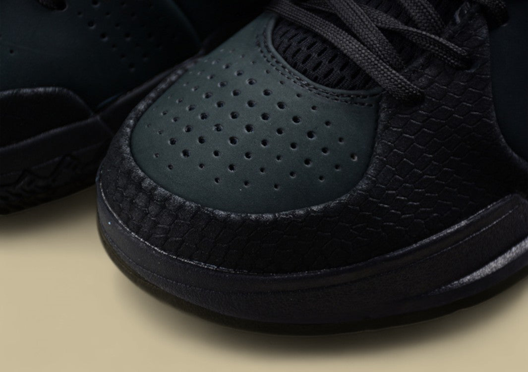 Nike Kobe Protro Black Mamba All-black Basketball Shoes With Snakeskin Texture Detailing