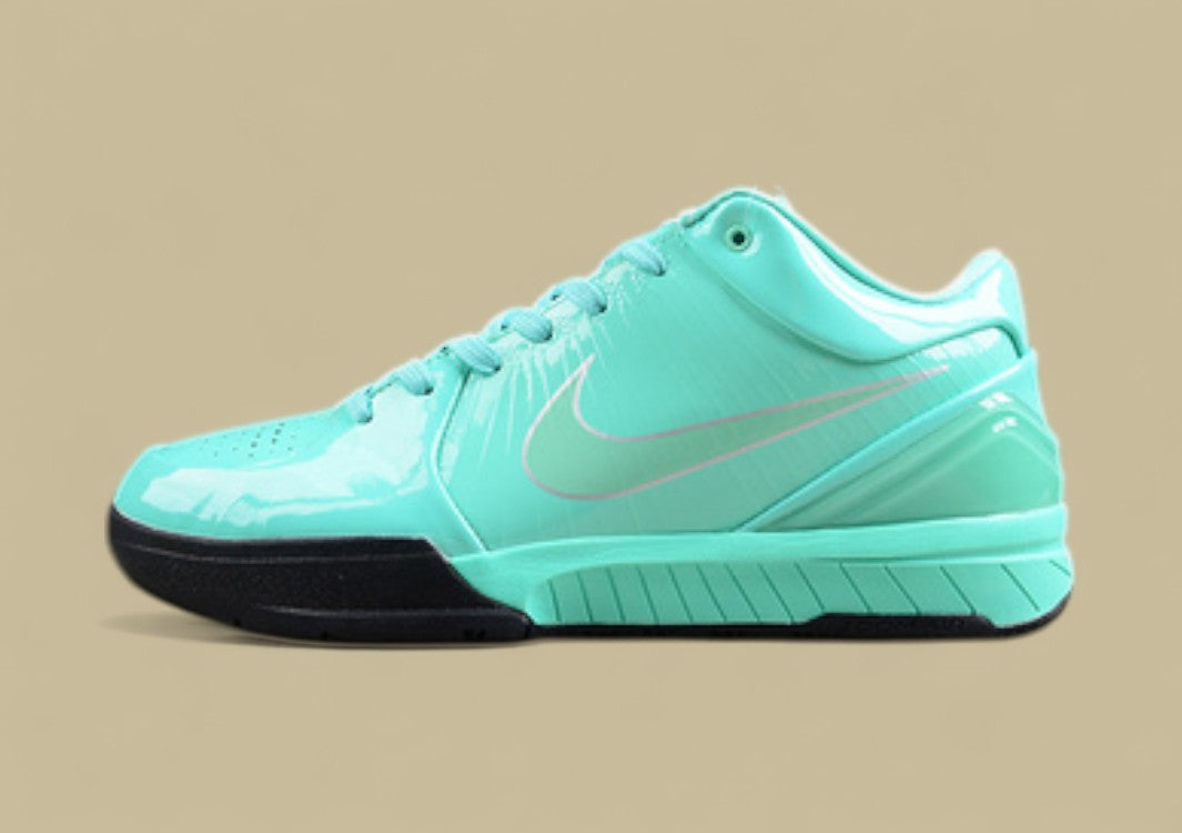 Nike Kobe Protro Black green Basketball Shoes Sleek Mint Gloss Finish With Bold Contrast