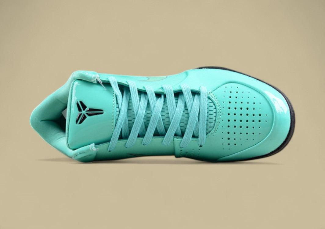 Nike Kobe Protro Black green Basketball Shoes Sleek Mint Gloss Finish With Bold Contrast