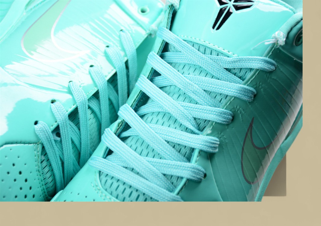 Nike Kobe Protro Black green Basketball Shoes Sleek Mint Gloss Finish With Bold Contrast