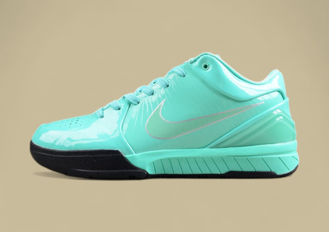 Nike Kobe Protro Black green Basketball Shoes Sleek Mint Gloss Finish With Bold Contrast