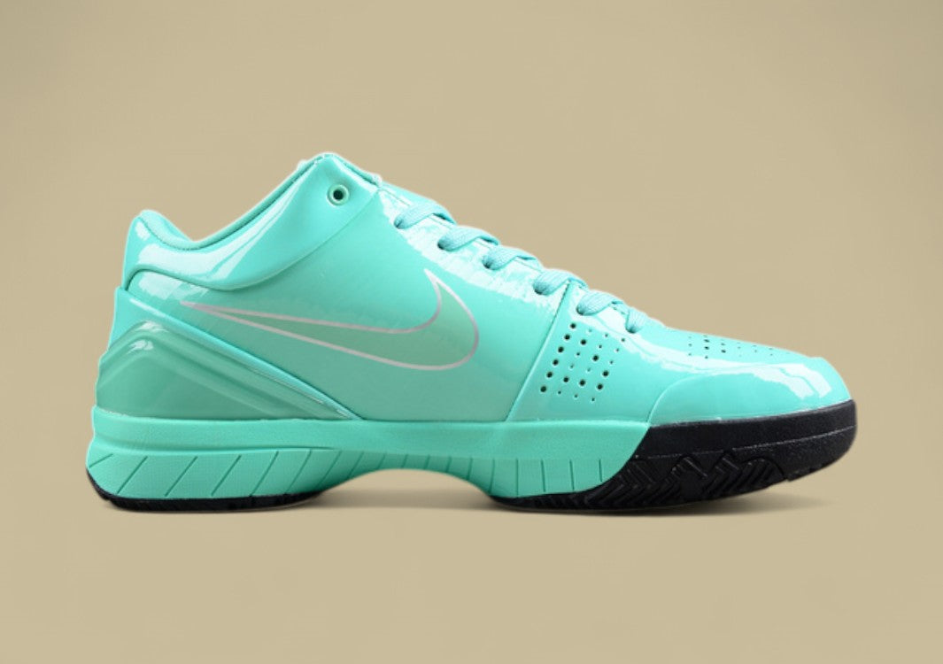 Nike Kobe Protro Black green Basketball Shoes Sleek Mint Gloss Finish With Bold Contrast