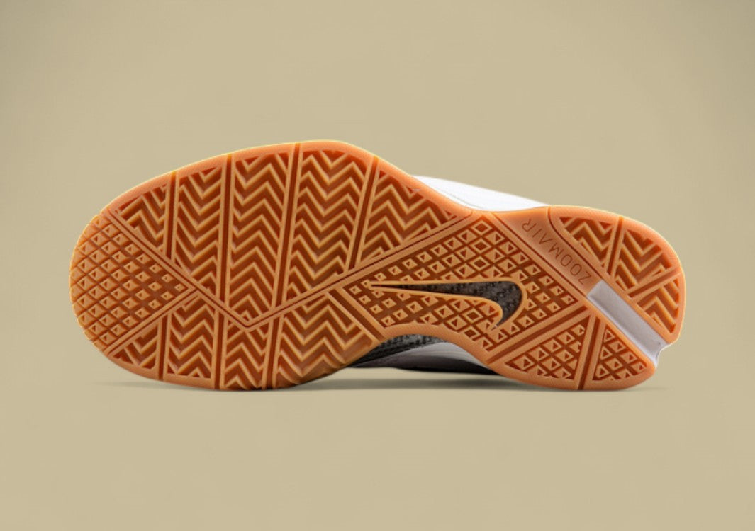 Nike Kobe Protro White black brown Retro Mid-top Design With Undefeated Branding & Gum Sole