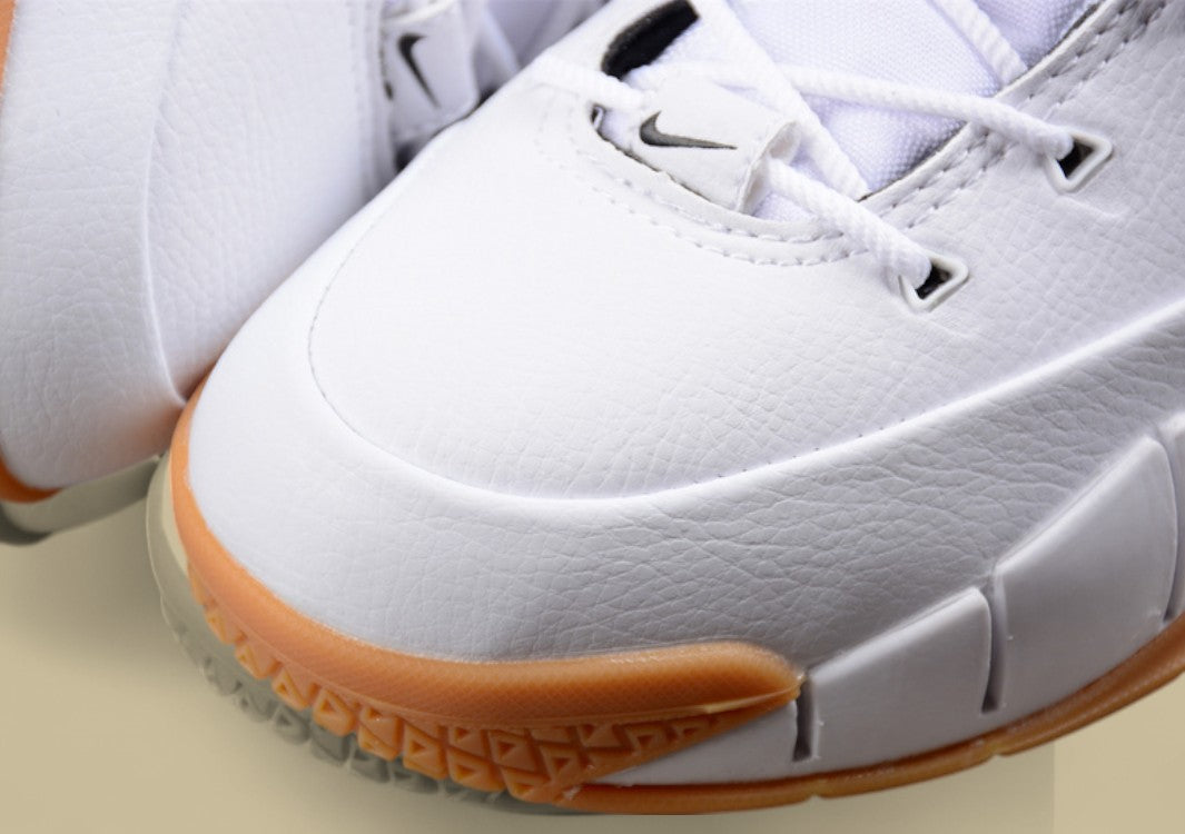 Nike Kobe Protro White black brown Retro Mid-top Design With Undefeated Branding & Gum Sole