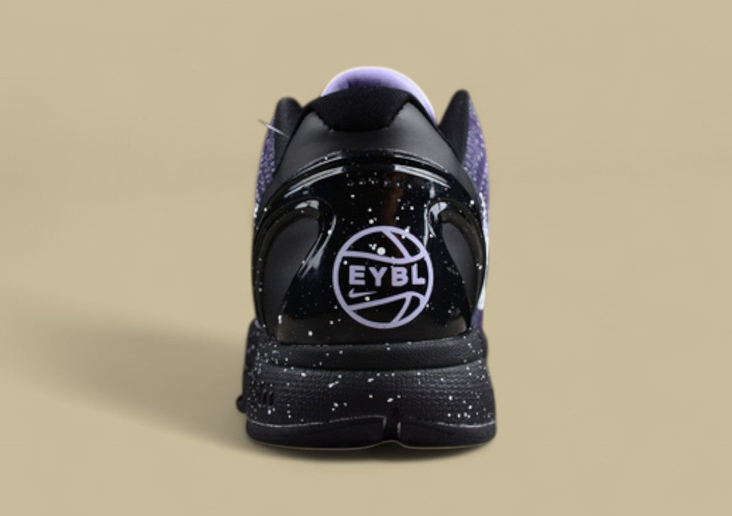 Nike Kobe Protro Eybl White Purple Black Speckled Midsole & Textured Upper With Bold Swoosh