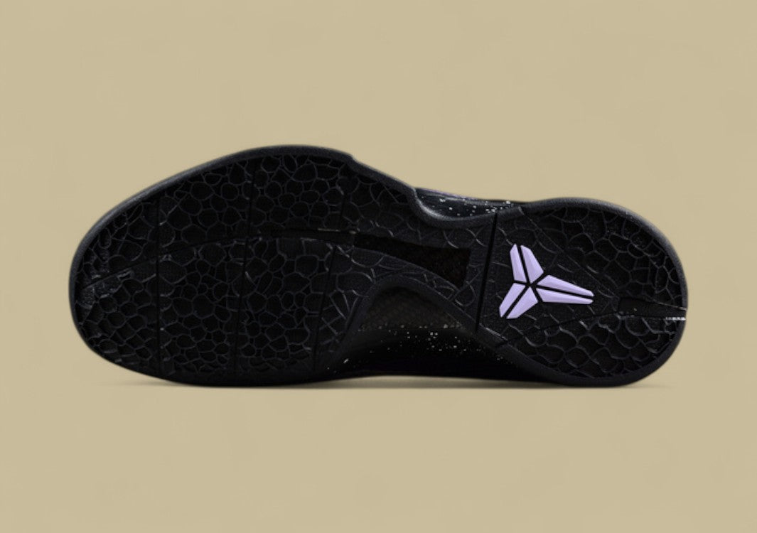 Nike Kobe Protro Eybl White Purple Black Speckled Midsole & Textured Upper With Bold Swoosh