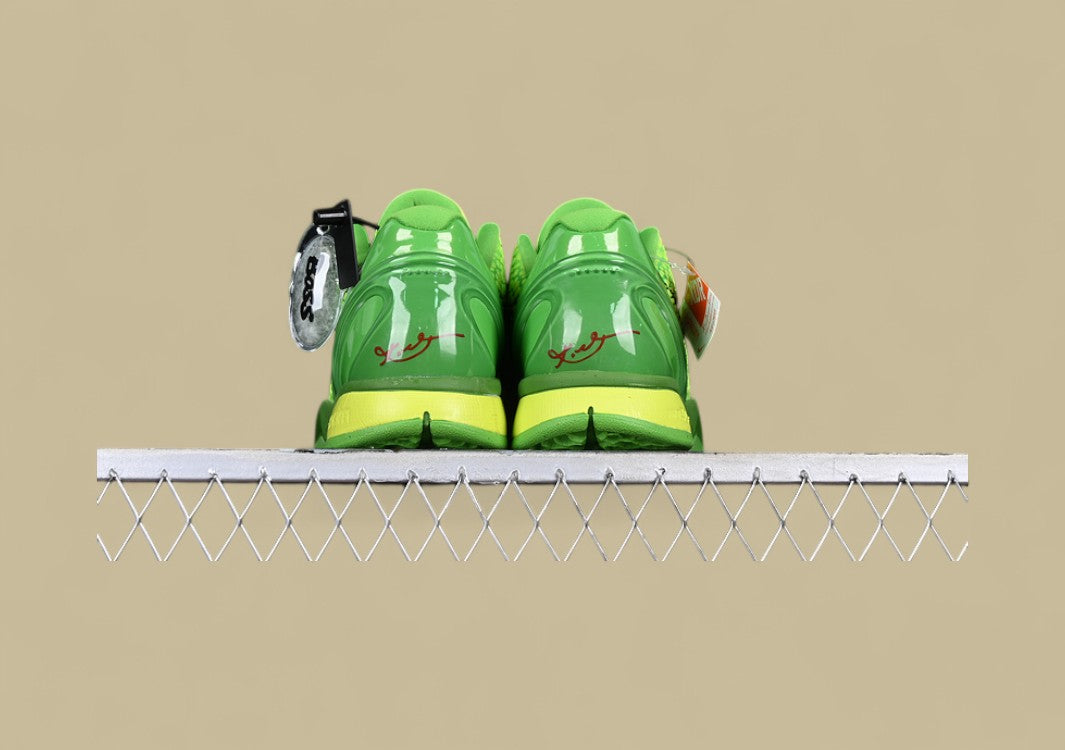 Nike Kobe Protro Green Apple Volt Crimson Black Bold “grinch” Look With Glossy Snakeskin Upper