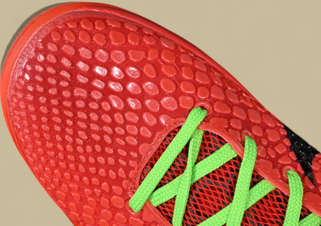 Nike Kobe Protro Green Black Orange Basketball Shoes Bold Scales & Neon Lace Detailing