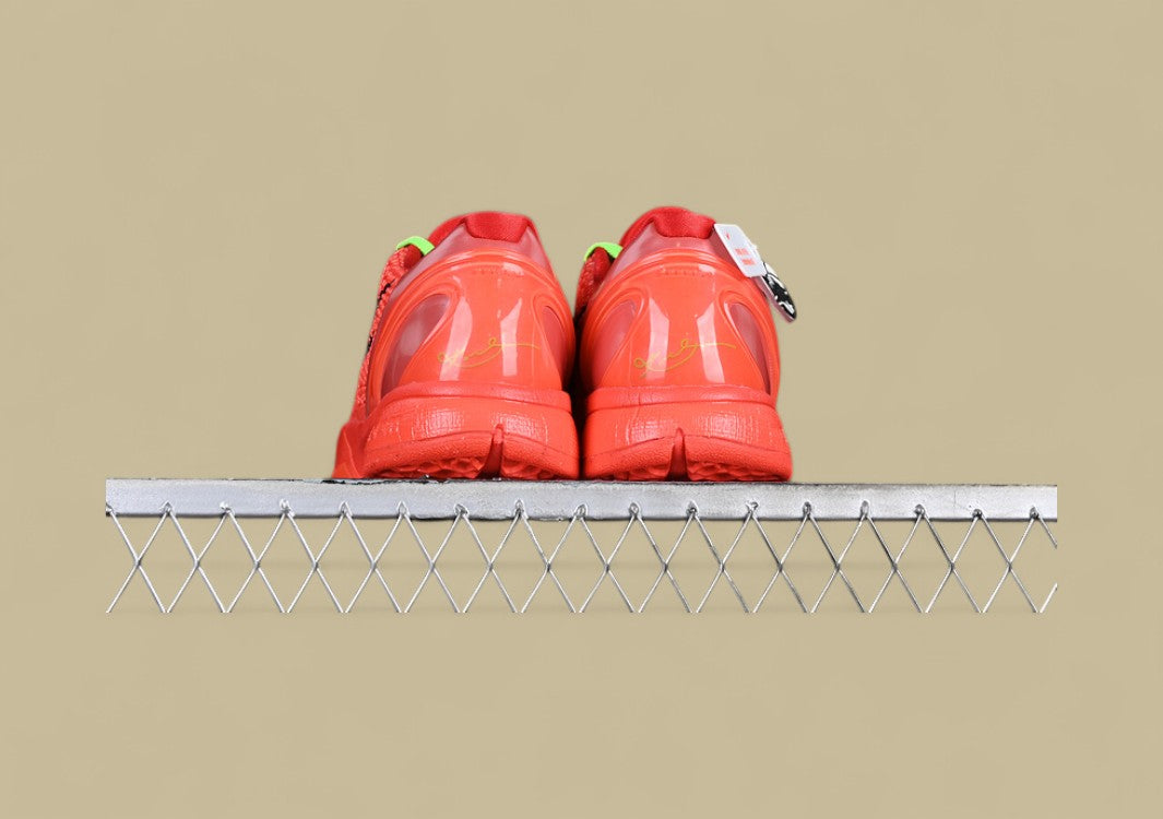 Nike Kobe Protro Green Black Orange Basketball Shoes Bold Scales & Neon Lace Detailing