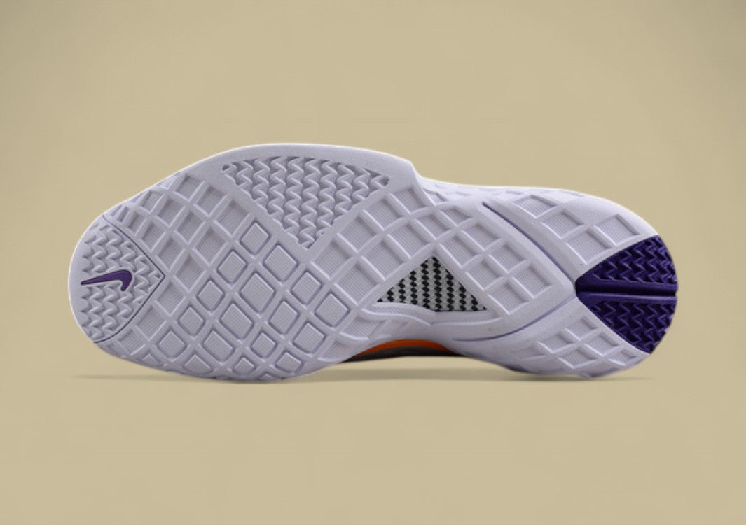 Nike Kobe Protro Mvp White Gold purple Grid Cage Design With Classic Lakers Color Blocking