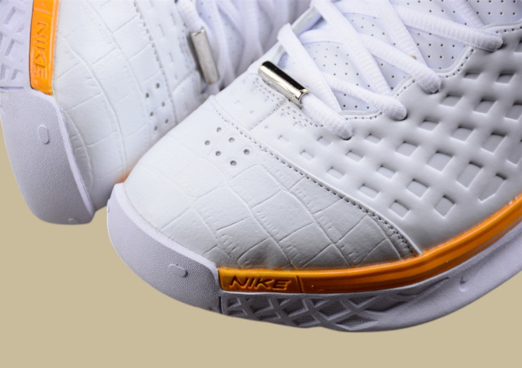 Nike Kobe Protro Mvp White Gold purple Grid Cage Design With Classic Lakers Color Blocking