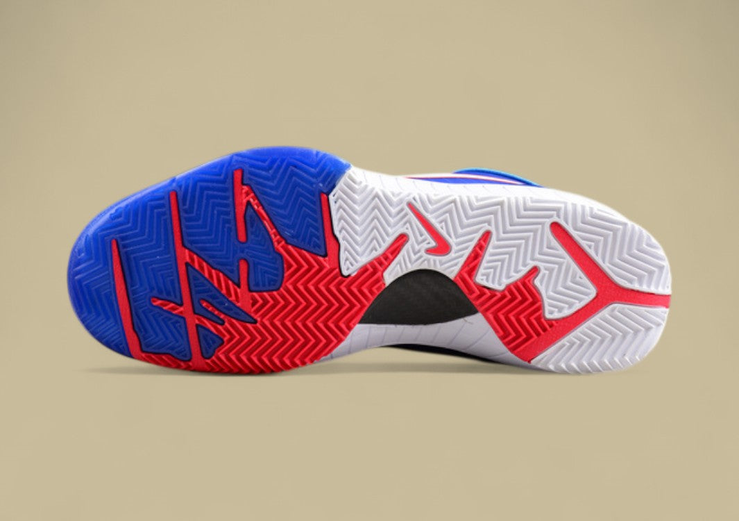 Nike Kobe Protro White Red Blue Patriotic Colorway With Bold Detailing and Low-top Design