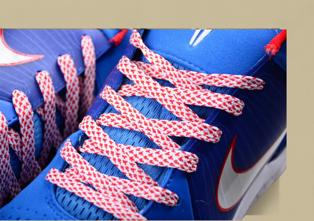 Nike Kobe Protro White Red Blue Patriotic Colorway With Bold Detailing and Low-top Design