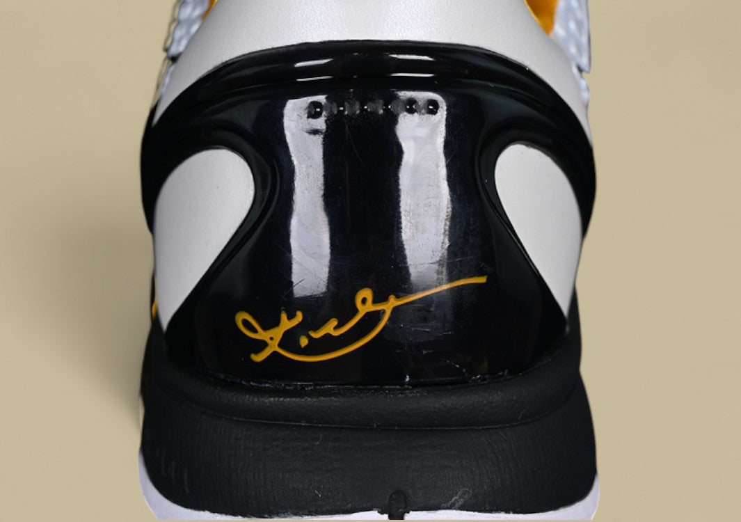 Nike Kobe Protro Whiteneutral Grey Del Sol black Snakeskin Upper With Classic Lakers Hints