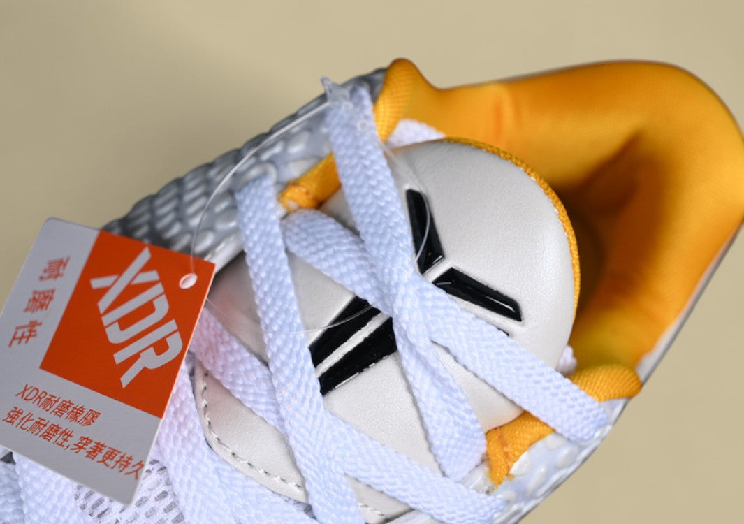 Nike Kobe Protro Whiteneutral Grey Del Sol black Snakeskin Upper With Classic Lakers Hints