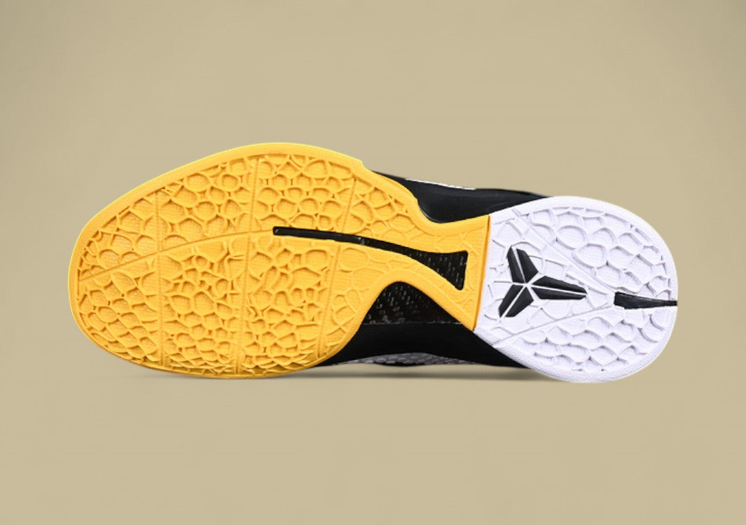 Nike Kobe Protro Whiteneutral Grey Del Sol black Snakeskin Upper With Classic Lakers Hints